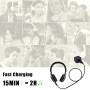 Câble de recharge USB vers 2,5 mm Ancable - Spécialement conçu pour les casques JBL Synchros Series (E40BT/E50BT/J56BT/S400BT/S3