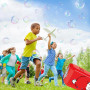 Machine à Bulles pour Enfants Pistolet à Bulles Automatique avec Solution pour Bulles de Savon Jouet à Bulles pour Enfants avec 