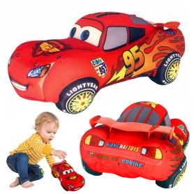 Jouet en Peluche de Voiture Poupée en Peluche de Course de Voiture de Dessin Animé de 25 cm Ldéal Cars pour Jouer Collectionner