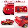 Jouet en Peluche de Voiture Poupée en Peluche de Course de Voiture de Dessin Animé de 25 cm Ldéal Cars pour Jouer Collectionner 
