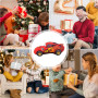Jouet en Peluche de Voiture Poupée en Peluche de Course de Voiture de Dessin Animé de 25 cm Ldéal Cars pour Jouer Collectionner 
