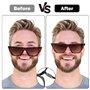30 Plaquettes Nasales en Silicone Antidérapantes Coussinet Lunettes nez en Forme de D Autocollantes Silicone Antidérapant Coussi