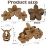 Lot de 8 Pinces à Cheveux Fleur Pince Cheveux Femme Pince Cheveux Fleur Antidérapantes 4 Couleurs élégantes Pinces à Cheveux à F