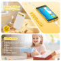 Téléphone Enfant, orantronx Téléphone Portable Enfant 3 4 5 6 7 8 9 10 11 12 Ans, 3.97" Smartphone avec 210 Jeux Éducatifs, 190 