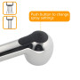 Beelee F103-CP Douchette Cuisine Remplacement 2 Types de Jet Douchette pour Mitigeur extractible Cuisine, Chrome poli
