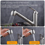 Beelee F103-CP Douchette Cuisine Remplacement 2 Types de Jet Douchette pour Mitigeur extractible Cuisine, Chrome poli