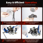 FreeTec 18 pièces Coffret d'outils Repousse Piston d'étrier de Freins