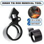 FreeTec Universel Extracteur Rotule Axiale, 1/2" Clé pour Démonter Rotule Axial, 27-42mm Outils Biellette Axiale Extracteur de B