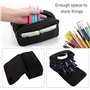 NTEVXZ Trousse à Crayons de Dessin Animé Manga Étui Grande Capacité Trousses à Crayons Nezuko pour Garçons et Filles Étudiants F