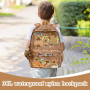 CYGMRFH Capybara Schoolbag Cartoon Sac à Dos Scolaire Grande CapacitéKawaii Capybara Federmäppchen