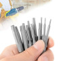 Gasea 12PCS 50MM Hex Tige Embout de Tournevis Torx Creux Tête 12 Type T5-T40 Tournevis Inviolable Bit Tournevis Sécurité Magnéti