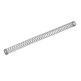 sourcing map Ressort de Compression 1mmx18mmx305mm Manganèse Acier Noir