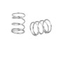 sourcing map Ressort de Compression 0.3mmx4mmx5mm 304 Acier Inoxydable 20pcs