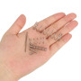 sourcing map Compression Ressort 1.2mm Fil Diamètre, 9mm OD, 30mm Libre Longueur Ressort Acier Extension Ressort Noir 10Pcs
