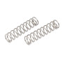 sourcing map Ressort de Compression 0.6mmx6mmx25mm 304 Acier Inoxydable Argenté 10pcs