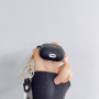 Fycyko Compatible avec Coque AirPods 2 et Coque Airpods 1 Génération, Housse de Protection Motif Coeur Doré Mignon Fleurs Porte-