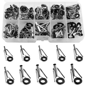 WMYCONGCONG Lot de 80 Kit de réparation d'embouts de Canne à pêche