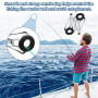 WMYCONGCONG Lot de 80 Kit de réparation d'embouts de Canne à pêche, kit de Remplacement d'embouts de Canne à pêche, Anneaux en c