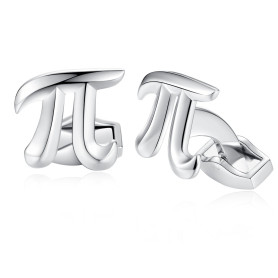 HONEY BEAR boutons de manchette la physique symbole math π Pour hommes Chemise pour mariage affaires Argent