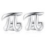 HONEY BEAR boutons de manchette la physique symbole math π Pour hommes Chemise pour mariage affaires Argent