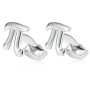 HONEY BEAR boutons de manchette la physique symbole math π Pour hommes Chemise pour mariage affaires Argent