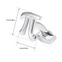 HONEY BEAR boutons de manchette la physique symbole math π Pour hommes Chemise pour mariage affaires Argent