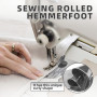 KAIYAYA 8 Pièces Pied De Biche Ourlet,3-10mm Pied Machine a Coudre Ourlet Roulé Presseur Rolled Hemmer Foot de Biche Accessoires