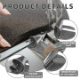 KAIYAYA 8 Pièces Pied De Biche Ourlet,3-10mm Pied Machine a Coudre Ourlet Roulé Presseur Rolled Hemmer Foot de Biche Accessoires