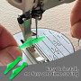 KAIYAYA 8 Pièces Pied De Biche Ourlet,3-10mm Pied Machine a Coudre Ourlet Roulé Presseur Rolled Hemmer Foot de Biche Accessoires