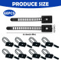 Clips de Câbles réglable Autocollantes câble en Nylon Sangles Attaches pour la gestion d