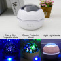 360°Rotation Projection Lampes de Chevet (Blanc)