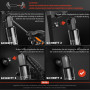 Frankberg 2x Ressorts à Gaz Hayon Coffre Compatibles avec New Beetle 9C1 1C1 Tous Moteurs Hatchback 1998-2010 Remplacer# 1C08275
