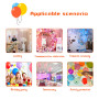 CUNAOUK Lot de 35 ballons fluorescents phosphorescents en latex à pois pour anniversaire, mariage, fête sur le thème de l'arche