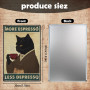 KAIYAYA Affiche Vintage Chat de Café,plaque metal vintage Affiche Decoration Murale Decorative Deco Vintage Plaque Metal Decorat