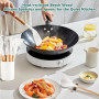 KAIYAYA Ustensiles de Cuisine Silicone 12 Pièces Lot Ustensile Cuisine avec Poignée en Bois Ustensiles Cuisine Antiadhésive Sans