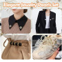 KELAV 43 Pièces Accessoires de Chaussure en Strass,Charme Chaussure,Décorations de Chaussures de Bricolage,Pour pins crocs Fille