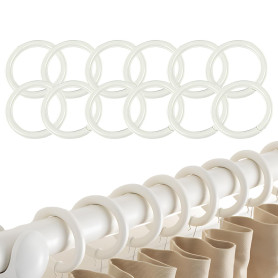 KAIYAYA 120 Pièces Anneaux de Rideau 40mm Anneau Rideau Douche
