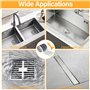 KAIYAYA 120 Pièces Anneaux de Rideau 40mm Anneau Rideau Douche