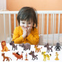 KJoet 12pcs Lion Gâteau Topper, Le Roi Lion Gâteau Topper, Cartoon Cake Topper, Décoration de Gâteau d'Anniversaire de Dessin An