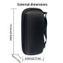 TRIPHKAR Étui de Protection pour Beurer BR 60 / BR 90/ BR 10, Housse Portable pour Logitech R400 R500 R500S, Câble et Accessoire