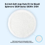 LTWHOME 22cm Replacement Soft de Tampons de Vadrouille pour Bissell Spinwave 2039 Séries 2039A 2124 (Lot de 6)