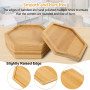 Lot de 12 dessous de verre en bois de 10 cm - Dessous de verre en bambou - Dessous de verre mosaïque - Kit de bricolage - Petit 