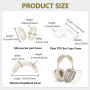 coussinets d'oreille transparents en TPU souple
