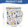 Sacoche de guidon pour enfant - Sac de vélo épais - Panier de guidon avec deux boucles en plastique - Accessoire de vélo pour fi
