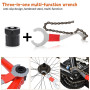 9 Pièces Outils de Réparation de Vélo Professionnels avec Outil de Démontage de Manivelle pour la Réparatio