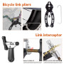 Kit d'Outil de Vélo, 9 Pièces Outils de Réparation de Vélo Professionnels avec Outil de Démontage de Manivelle pour la Réparatio