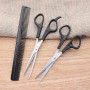 XINGSUI Kit Ciseaux Coiffure Professionnel,Ciseaux Coiffure Professionne et de coiffure et ciseaux à effiler,Peigne De Coiffure,