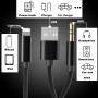 TargetGo [Améliorer] Câble Aux pour iPhone, câble audio de charge 2-en-1 pour iPad, câble Aux Jack 3,5 mm fonctionne avec les éc