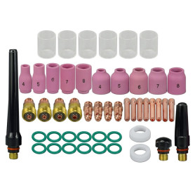 WIG DB SR WP 17 18 26 Kit de 49 pièces pour chalumeau Avec jeu de buses en céramique buses en Pyrex #10
