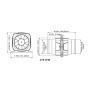 Seaflo Ventilateur de cale en Ligne 4" 270 CFM